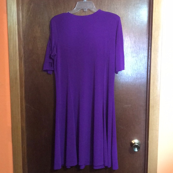 Susan Graver Purple Dress - Picture 3 of 6